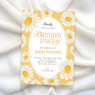 Invitation Motif floral de tournesol sans couture pour annive