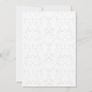 Invitation Motif floral monochrome – Art élégant sans couture