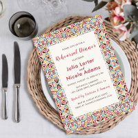 Motif géométrique classique de mandala pour dîner