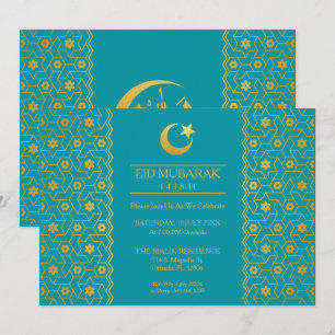Invitation Motif islamique de la fête de l'Aïd