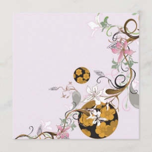 Invitation motif japonaise