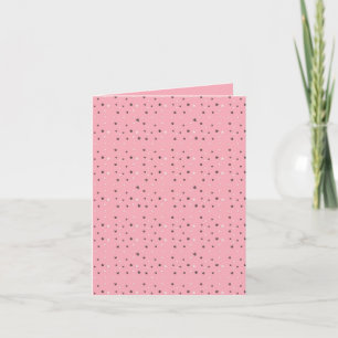 Invitation Motif Minimal de Visages de Chat sur Fond Rose – P