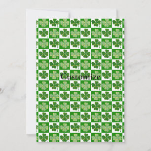 Invitation Motif shamrock Thunder_Cove