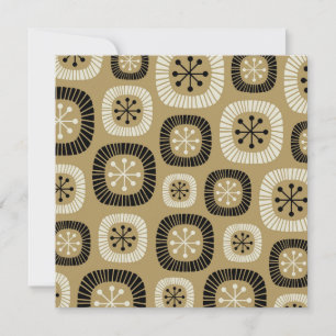 Invitation Motif Starburst moderne du milieu du siècle
