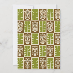 Invitation Motif Tiki