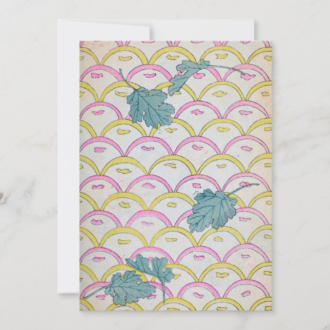 Invitation Motif Vintage Art déco (Devant)