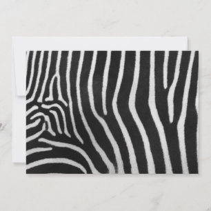Invitation Motif Zebra
