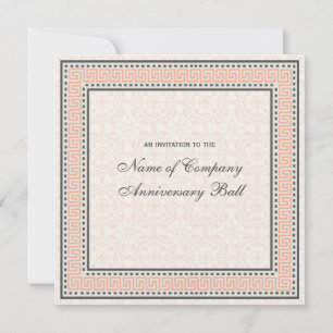 Invitation Motifs et frontières 1 Bal pour l'anniversaire de