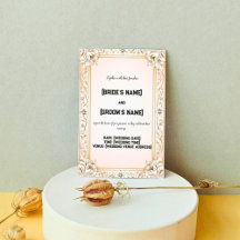 Motifs floraux personnalisés Beau Mariage