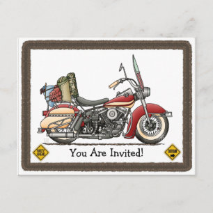 Invitation Moto Cute