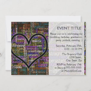 Invitation Mots positifs