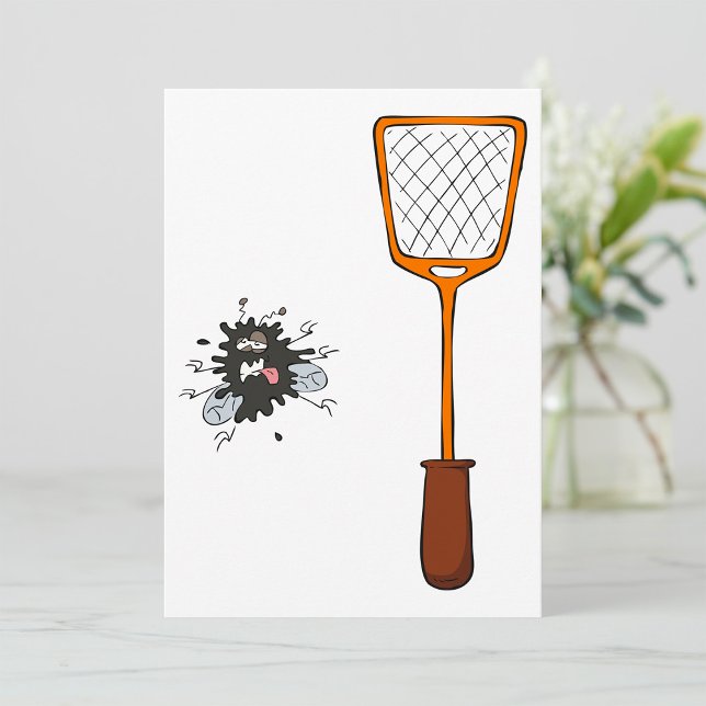Invitation Mouche Écrasée et Blague d'Insecte Mort Humour (Créateur téléchargé)