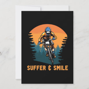 Invitation Mountain Bike Suffer And Smile