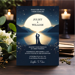 Invitation Mountain Lakeside Forest Outdoor Lake Mariage