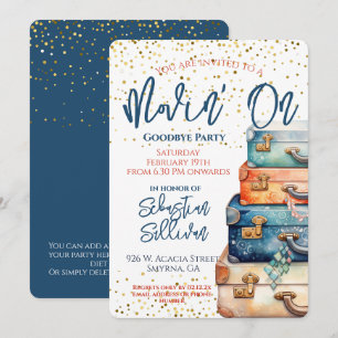 Invitation Movin'On Goodbye Go Away Party