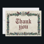 Invitation Moyen Âge médiéval<br><div class="desc">Renaissance médiévale Moyen Age Dragon Chevalier Renfaire Carte de remerciements</div>