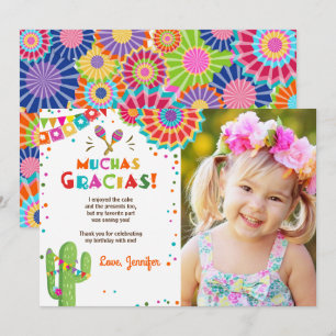 Invitation Moyenne mexicaine Muchas Gracias de Nacho de