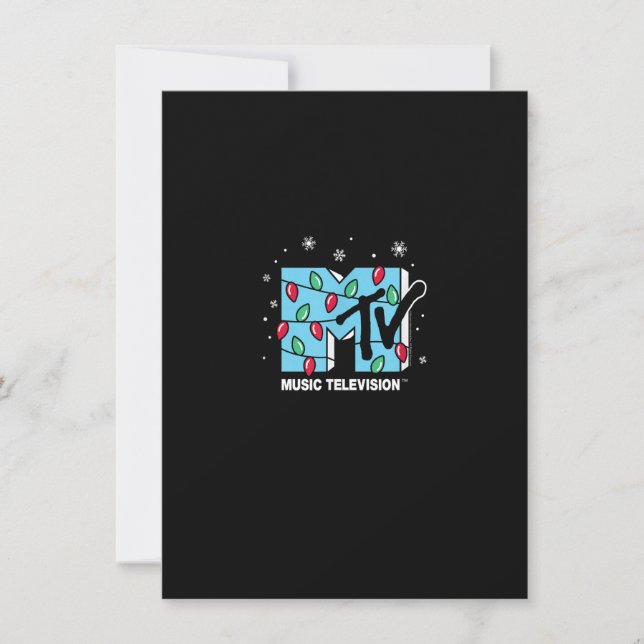 Invitation MTV - Lumières de Noël (Devant)