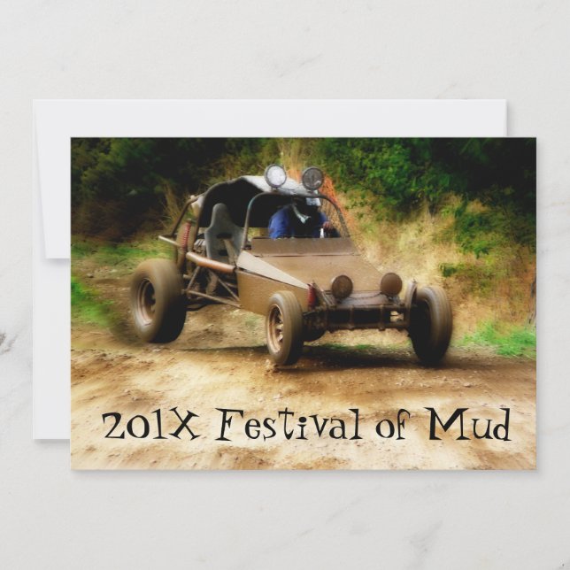 Invitation Muddy Mudfest Dunebuggy 4x4ing (Devant)