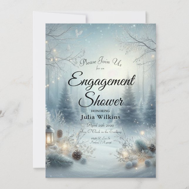 Invitation Murmures d'un Solstice d'Hiver (Devant)