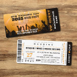 Invitation Music Concert VIP Ticket Et Mariage RSVP<br><div class="desc">Un faire-part de mariage à thème musical sous forme de ticket de concert est une façon amusante et créative de donner le ton pour votre grand jour. Ce billet inclut les noms du couple comme "têtes de affiche", avec la date et le lieu mariages comme détails du concert. Vous pouvez...</div>