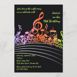 Invitation Music Notes