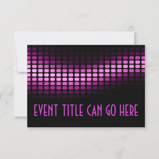 Invitation musicmeterz rose (Devant)