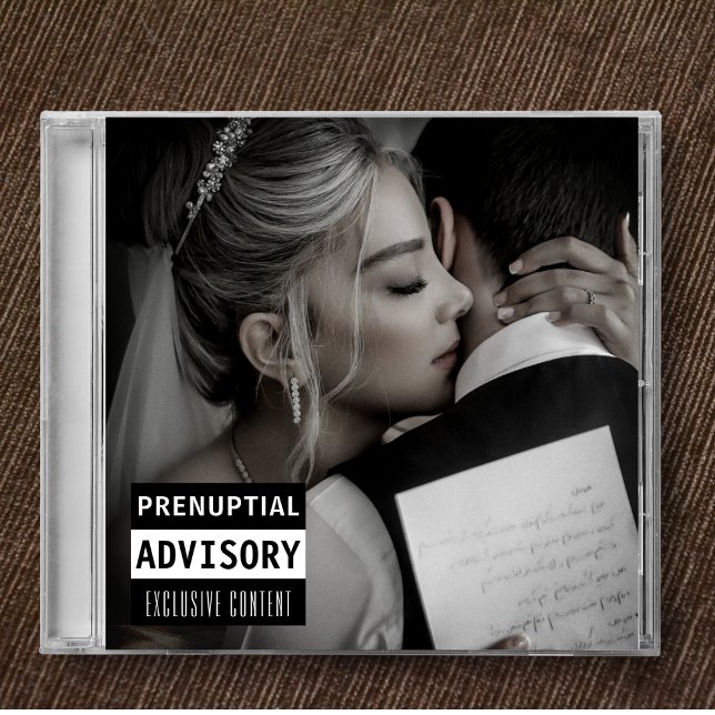 Invitation Musique CD Album Couverture Mariage Enregistrer La (Music CD Album Cover Wedding Save The Date Invitation
)