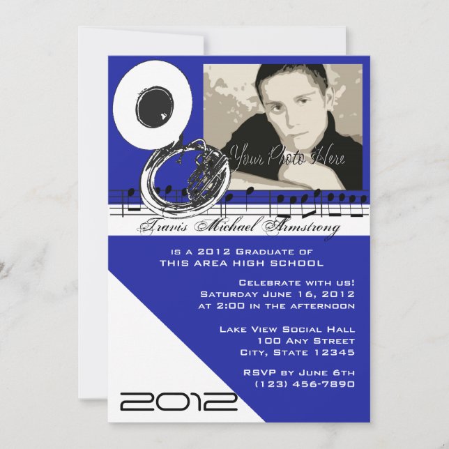 Invitation Musique / Tuba (Devant)