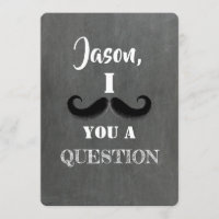 Mustache Funny Groomsman ou Best Man