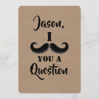 Mustache Funny Groomsman ou Best Man