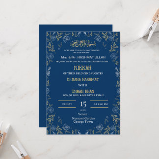Invitation Musulman Nikkah
