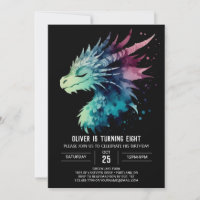 Mystérieux puissant dragon Anniversaire