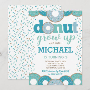 Invitation N'abandonne pas les Donuts