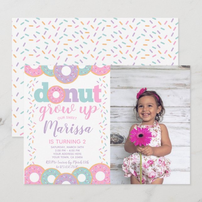 Invitation N'abandonne pas les glaces (Devant / Derrière)