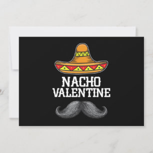 Invitation Nacho Valentines Day Mari espagnol mexicain