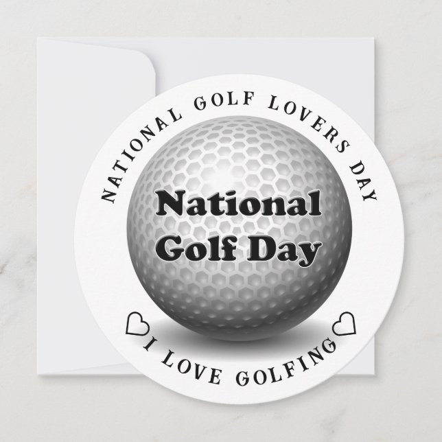 Invitation National Golf Day Sports (Devant)