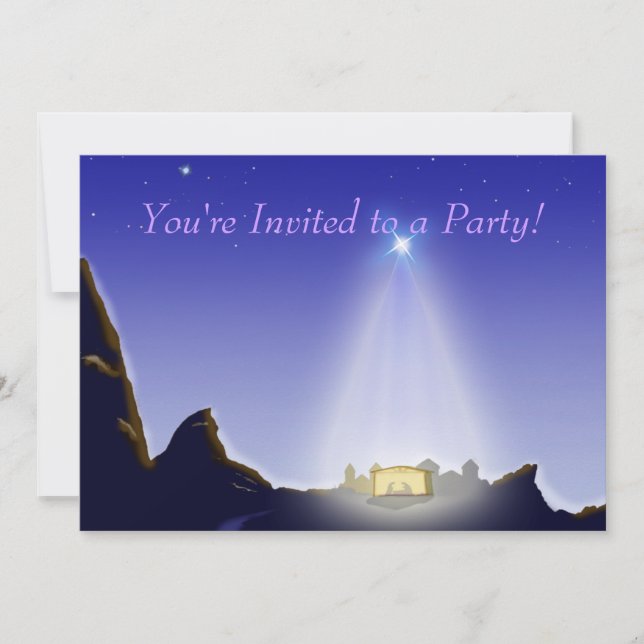 Invitation Nativité (Devant)