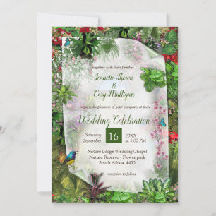 Invitation Nature intérieure et extérieure en fleurs