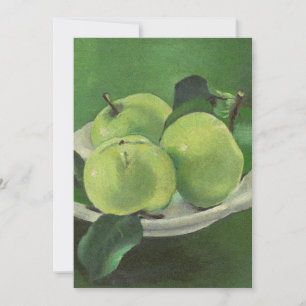 Invitation Nature morte aux pommes par Mikulas Galanda