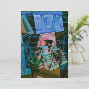 Invitation Nature morte devant une fenêtre ouverte de Juan Gr