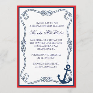 Invitation nautique