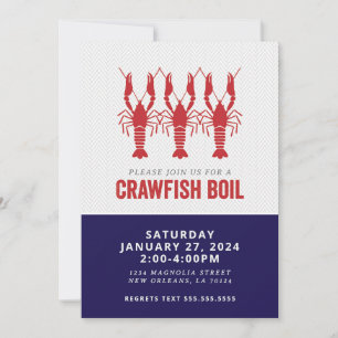 INVITATION NAVY CRAWFISH BOIL