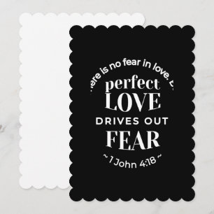 Invitation NB 'L'amour parfait chasse la peur' - 1 Jean 4:18