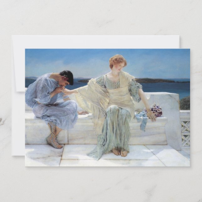 Invitation Ne me demandez plus par Alma Tadema Mariage (Devant)