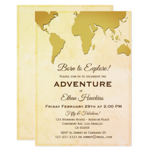 Invitations Faire Part Cartes Aventurier Zazzle Fr