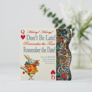 Invitation Ne sois pas en retard !