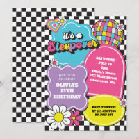 Neon 90s Retro Sleepover Anniversaire