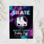 Invitation Neon Ice Skating | Patinage sur glace A<br><div class="desc">Neon Ice Skating Invitation Anniversaire. Prêt à être personnalisé par vous !</div>