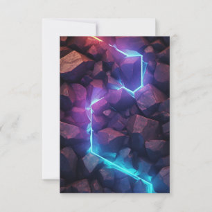 Invitation Neon Light Rocks